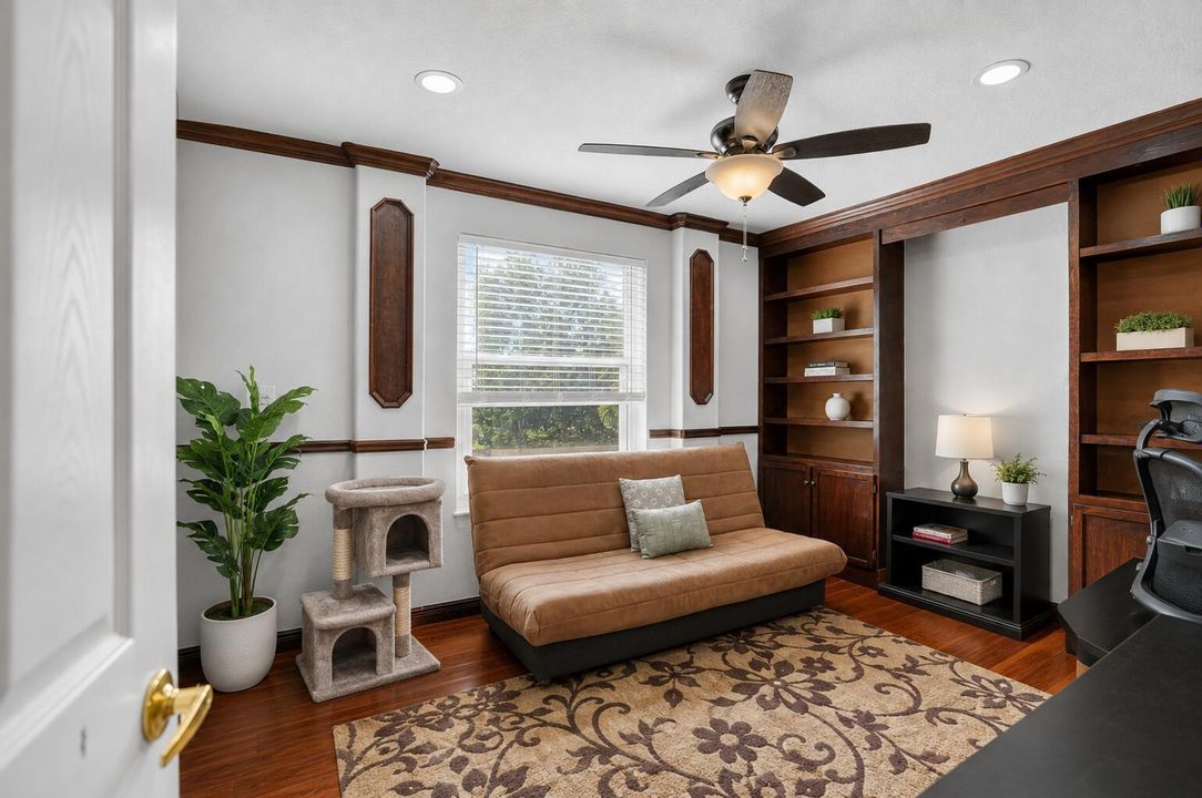 virtually staged 4th bedroom