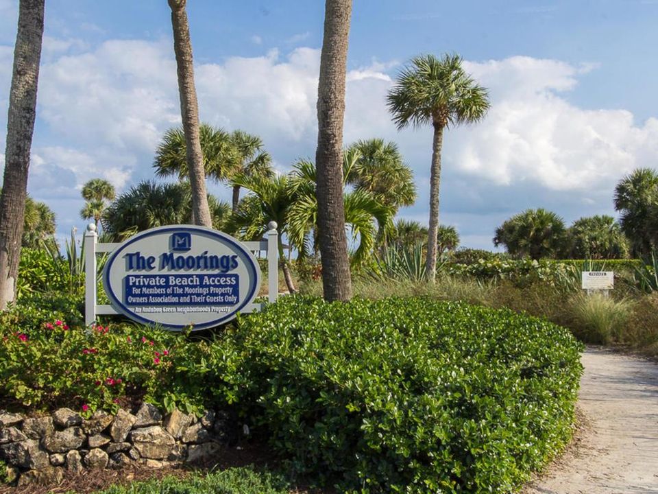Moorings Private Beach access MLS1-SIGN