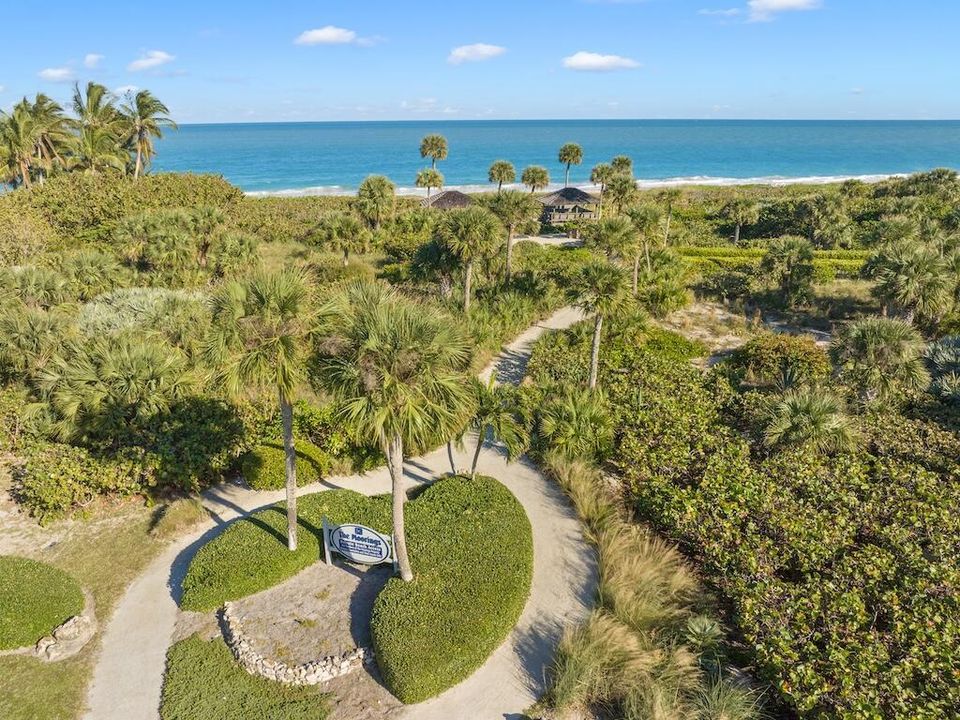 Moorings Private Beach Aerial2