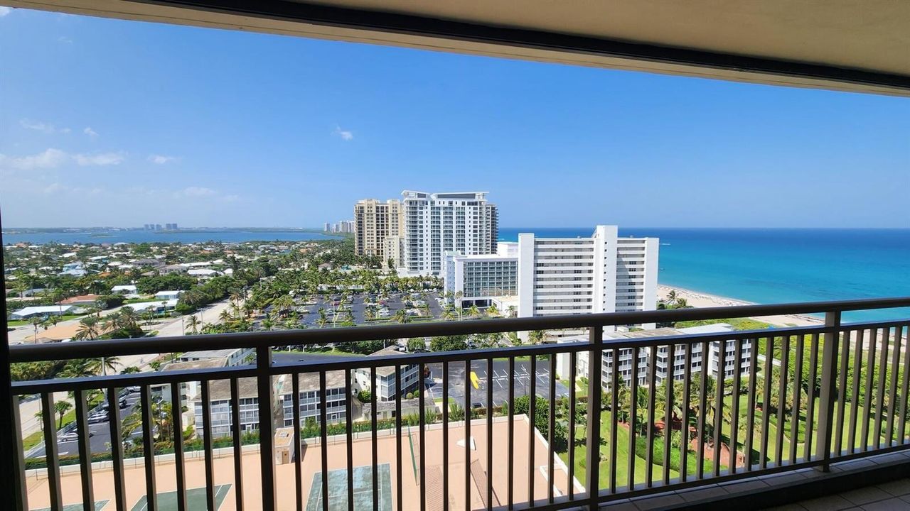 Patio Ocean to Intracoastal View