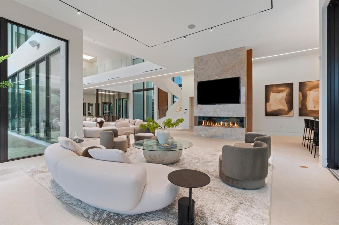 Lounge with Fireplace