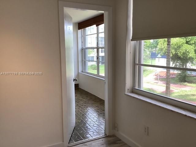 Balcony exit door