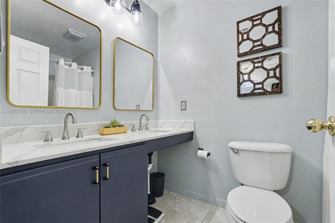 Secondary bathroom