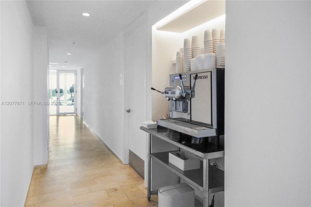 Coffee Machine – Same Floor as the Gyms and Pools