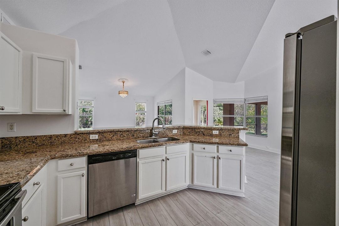 Modern Kitchen and Living Space