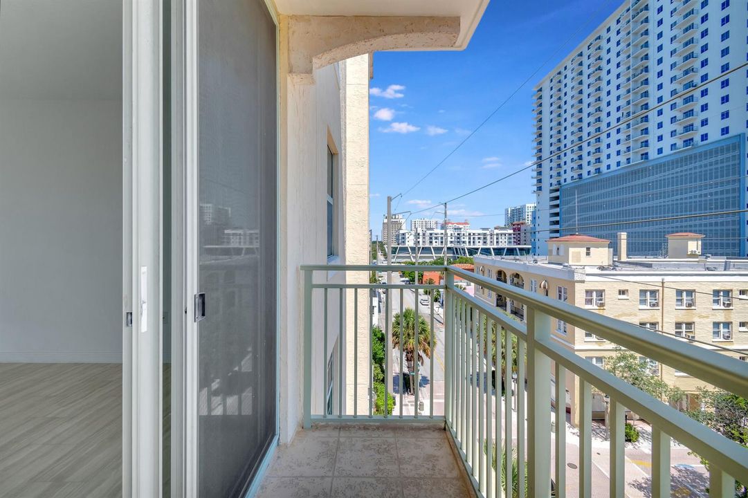 Master balcony view East