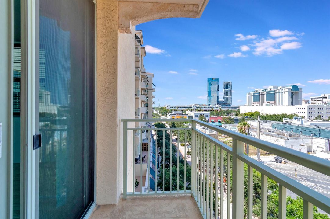 East balcony view-North