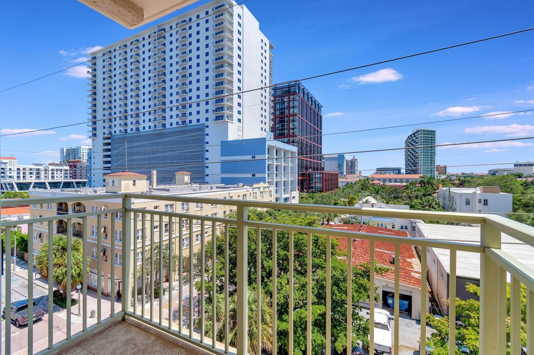 Master balcony view South