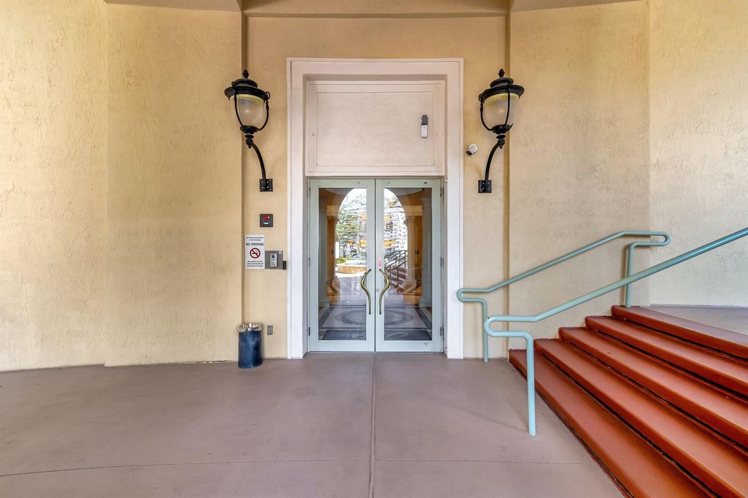 Main lobby door