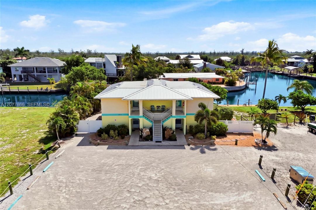 Ample on-site parking provides convenient accommodations for residents and vacation guests throughout the eight-unit property.