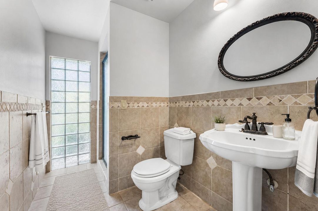 Downstairs Full bath