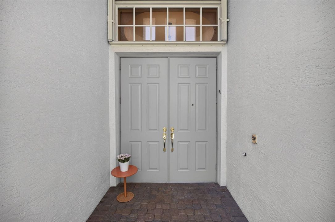 Double Door Covered Entry