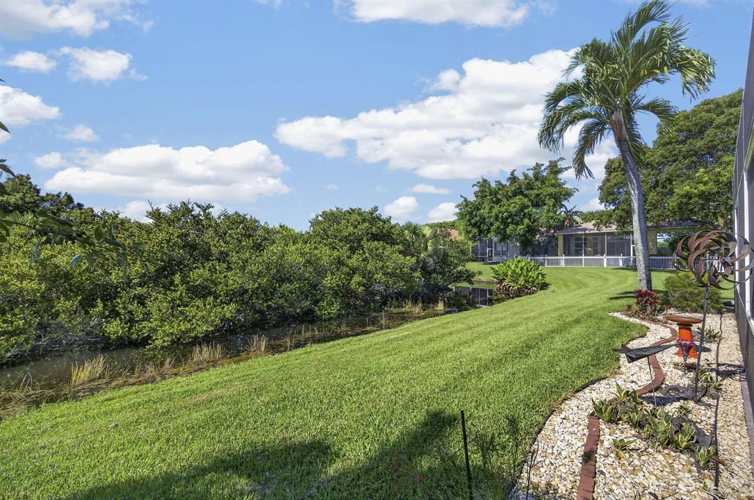 Rear landscaping