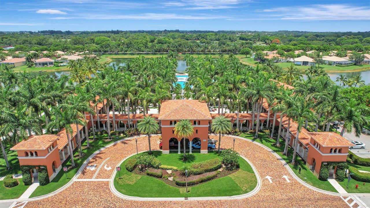 Community Amenities surrounded by water