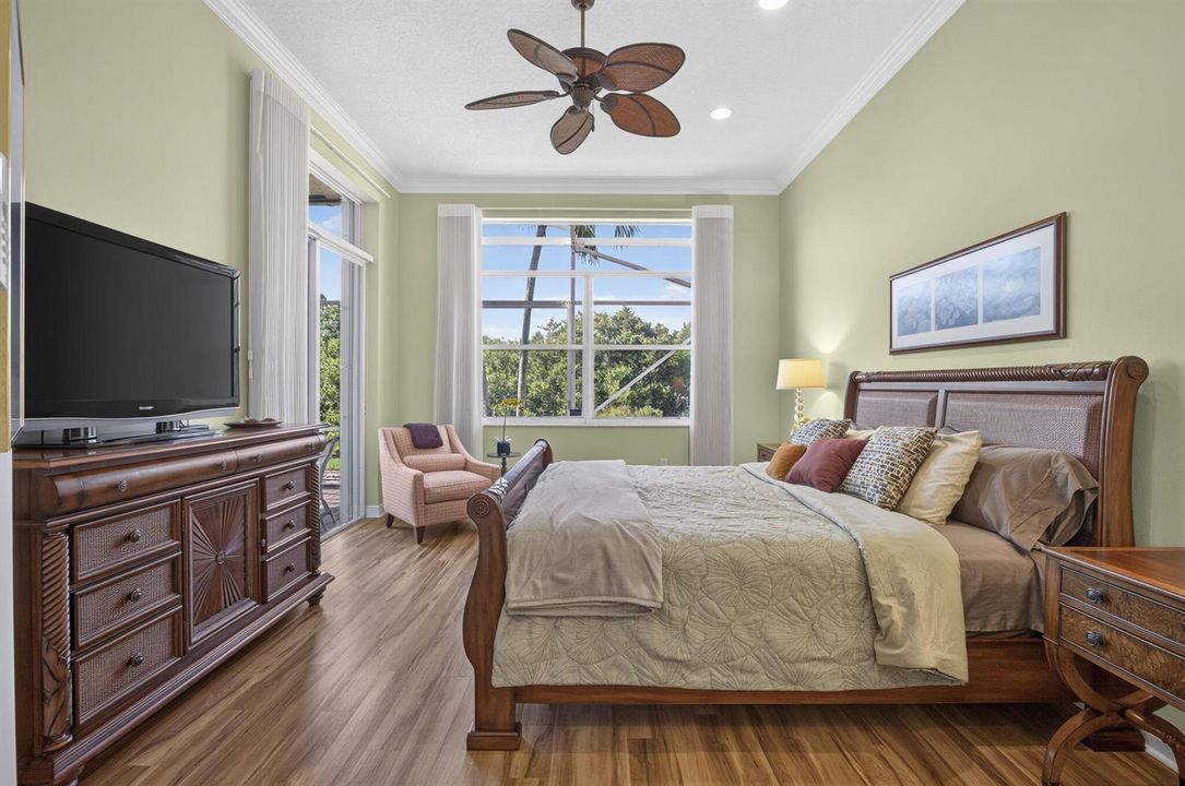 Primary Suite has newer floors