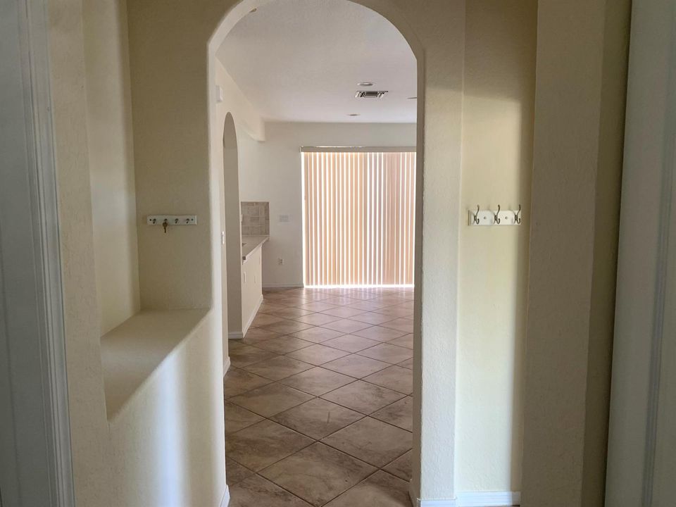 Guest bedroom to living area