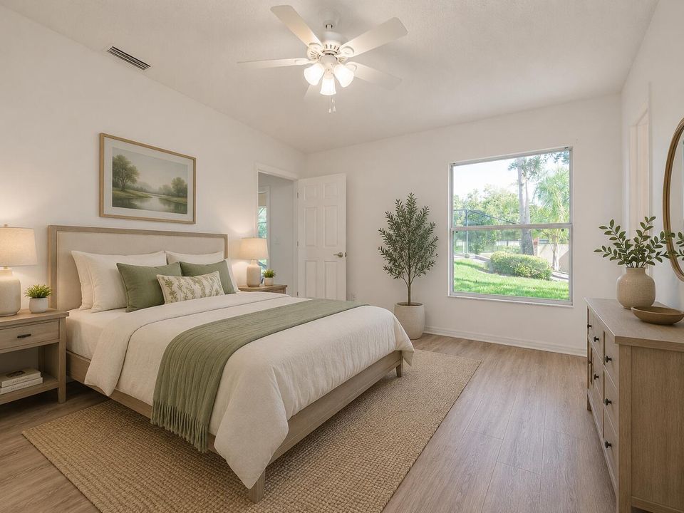 primary bedroom-virtually staged