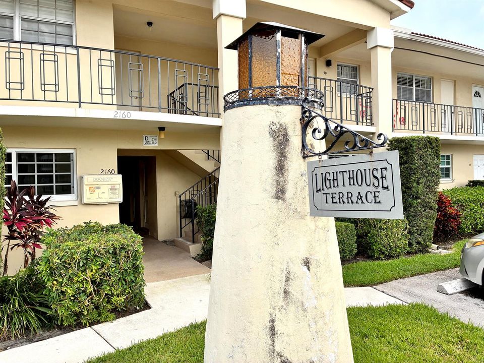 Lighthouse Terrace Sign