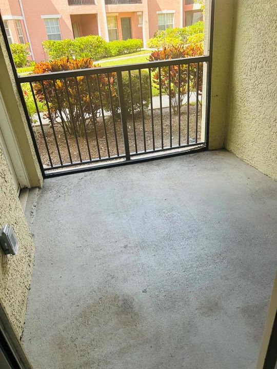 Private patio