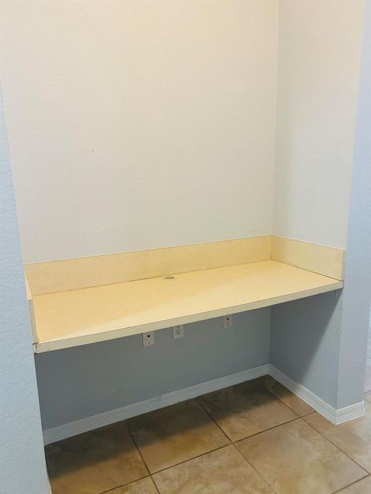 Desk area