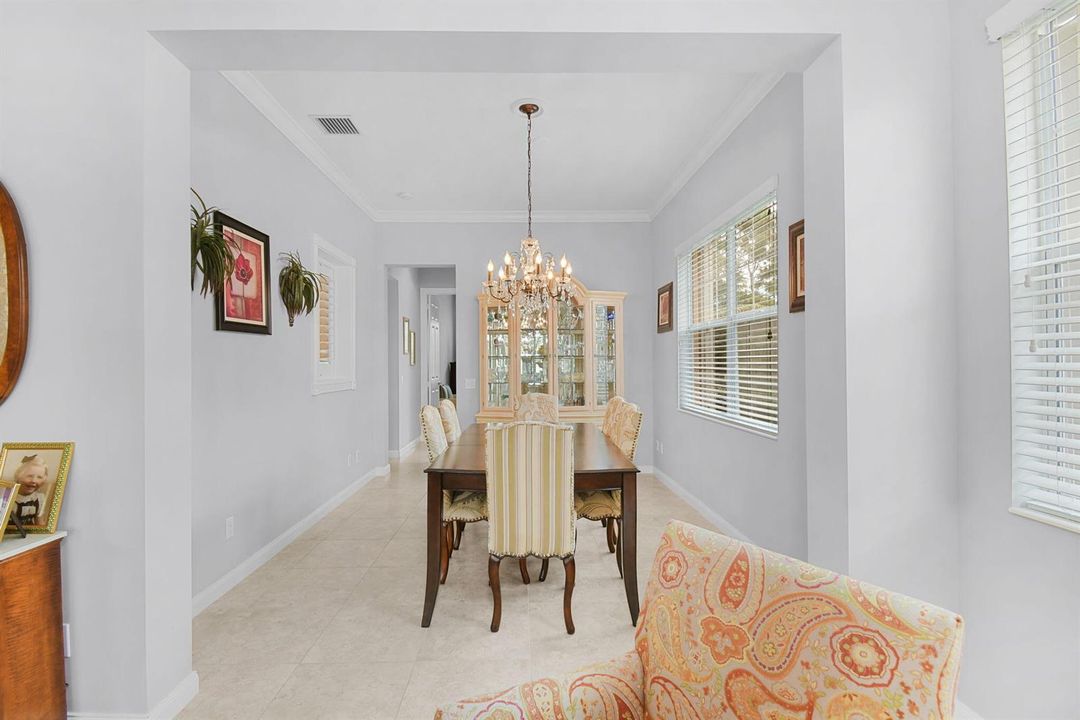 Flex Space Currently Staged As Dining