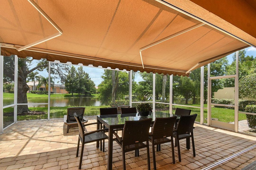 Electric Awning Shown