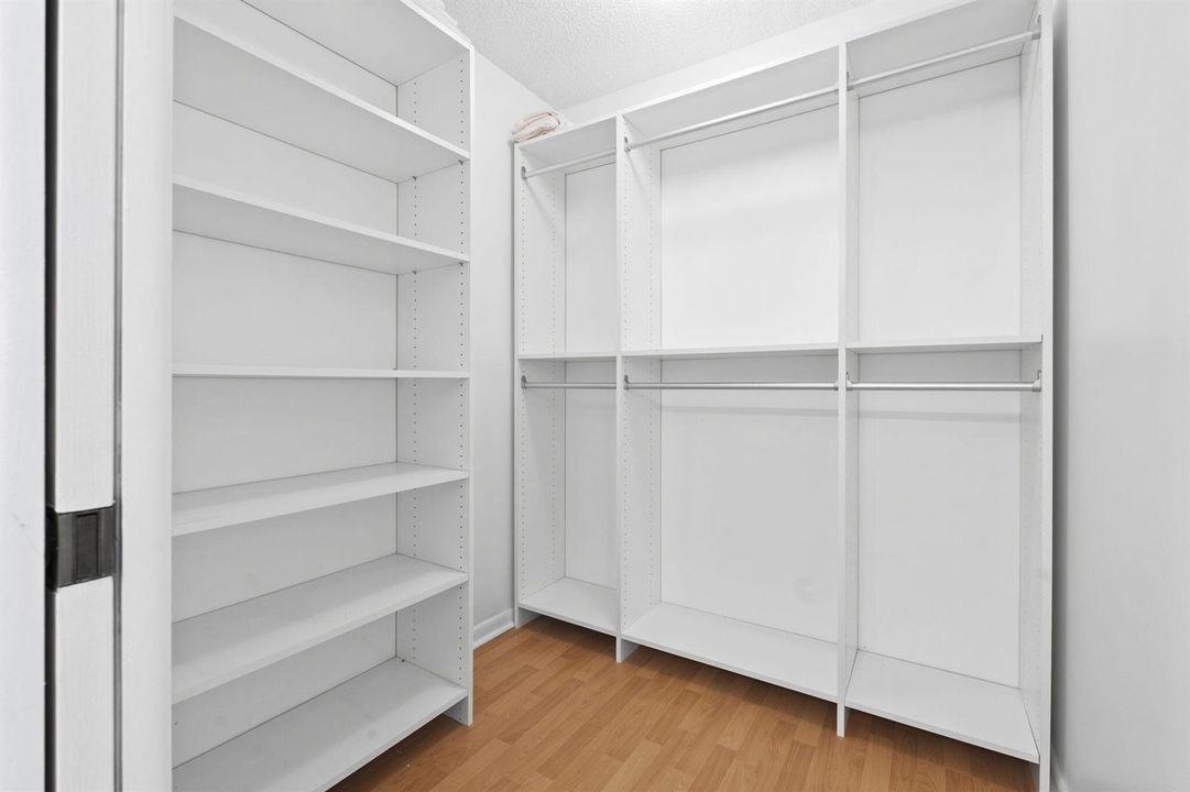 PRIMARY WALK IN CLOSET