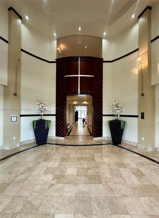 Lobby front entry