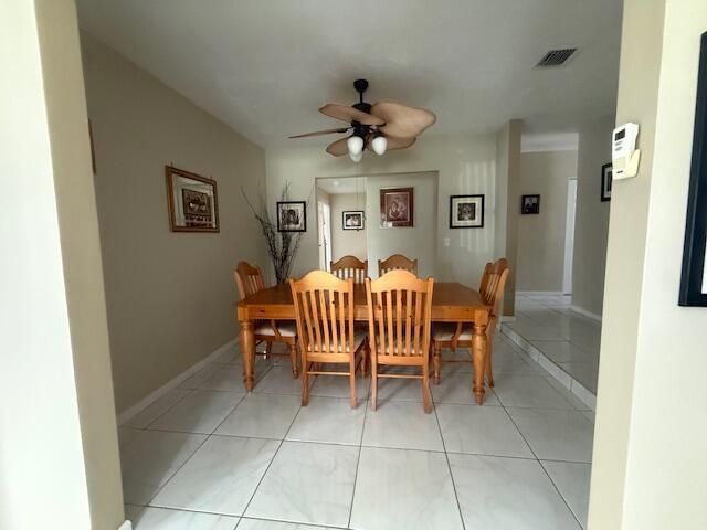 formal dining area