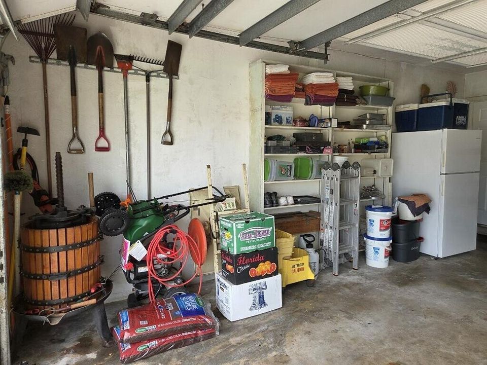 tool storage in garage