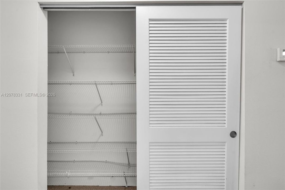Hallway closet