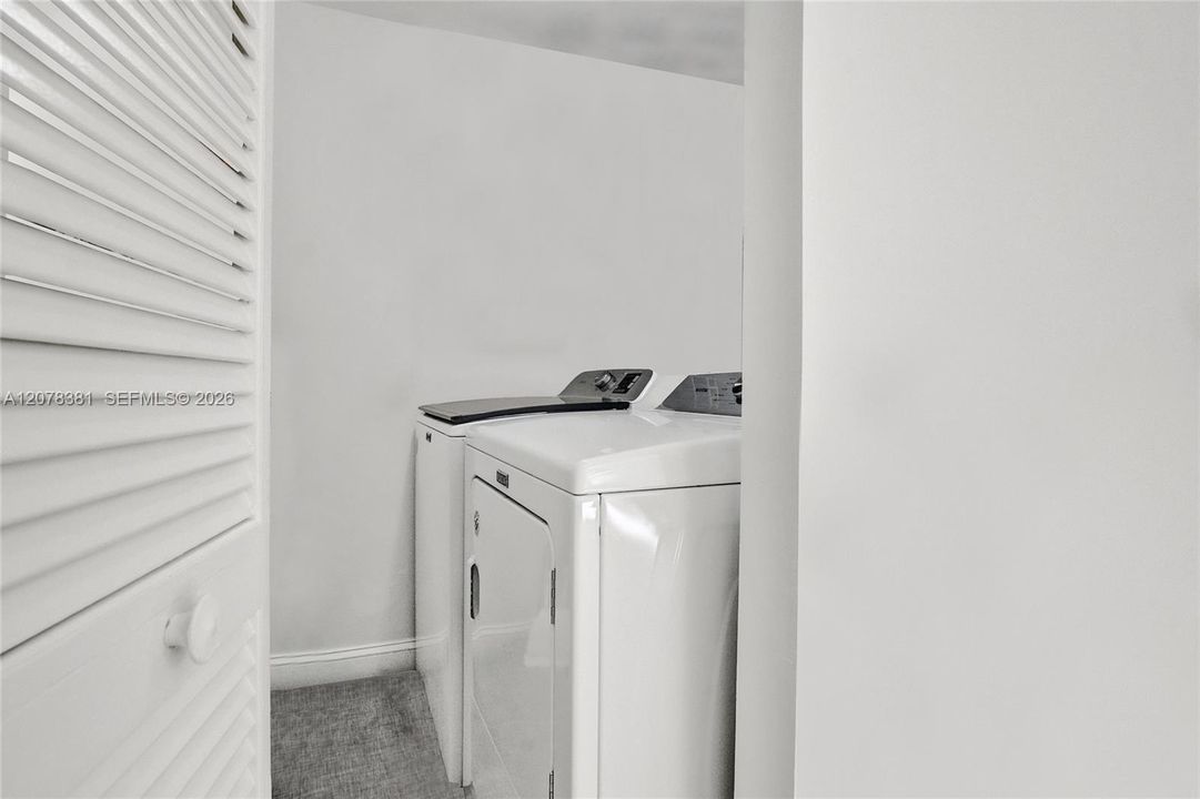 located downstairs in 4th bedroom