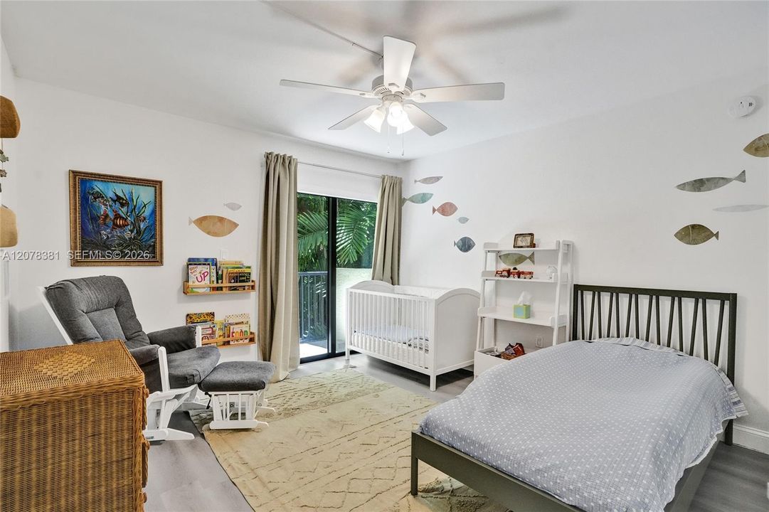 Bedroom #2 very spacious with Balcony access