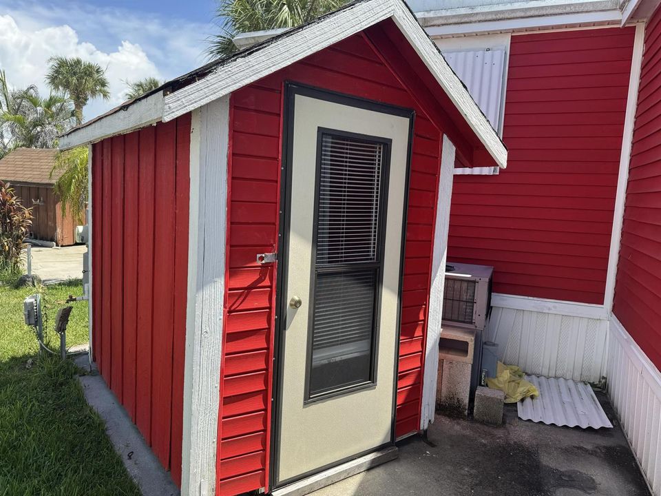 Storage Shed outside view