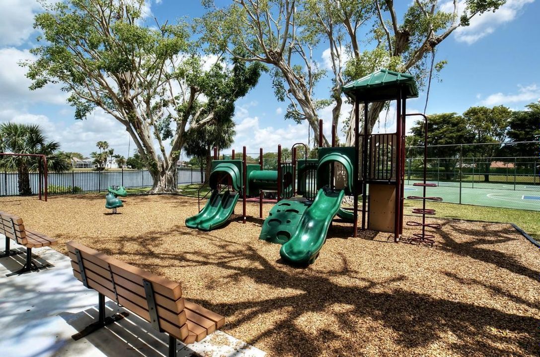 Lakes playground slides