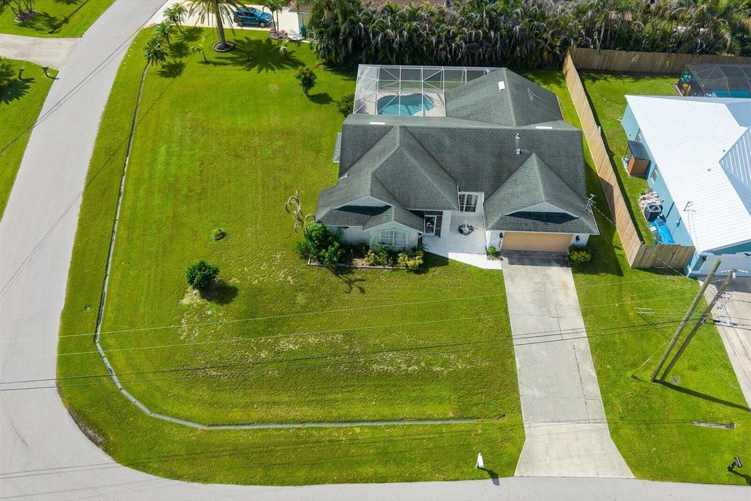 Aerial Corner Lot