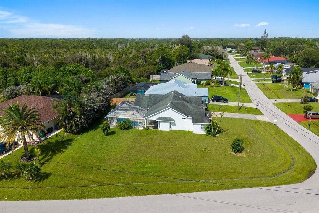 Aerial Corner Lot