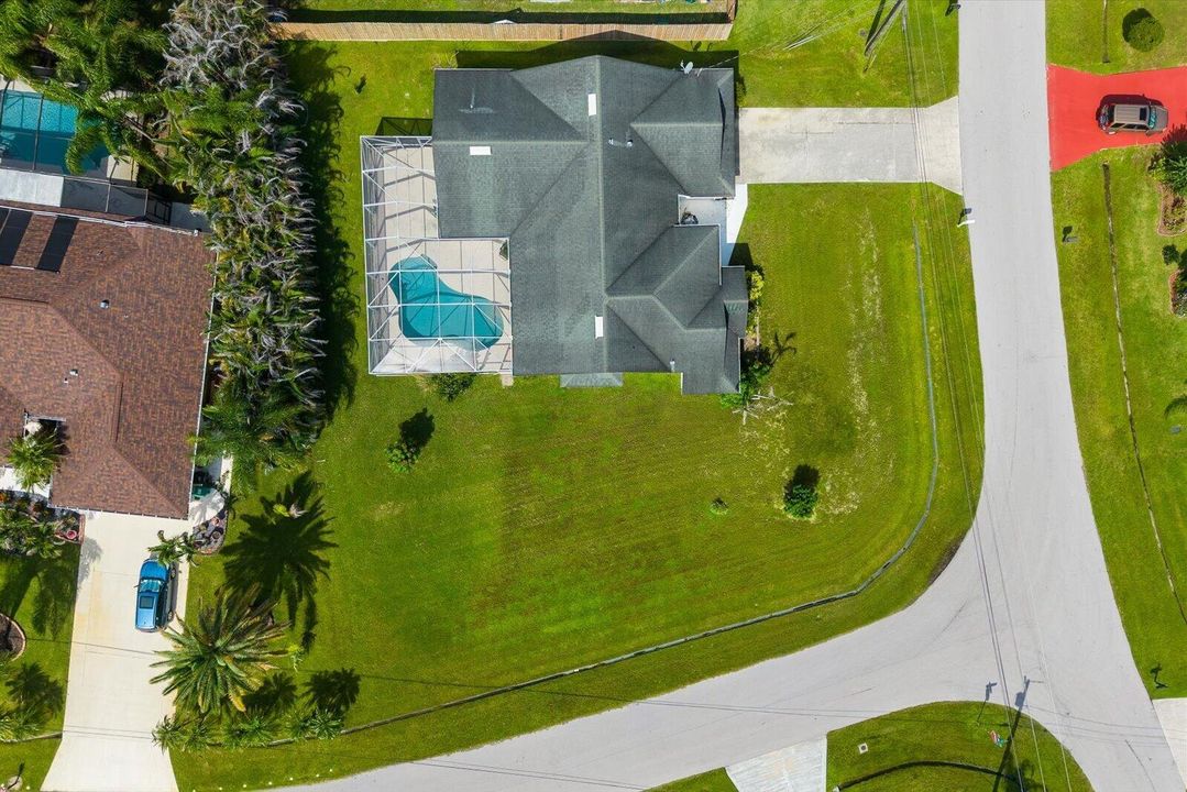 Aerial Corner Lot