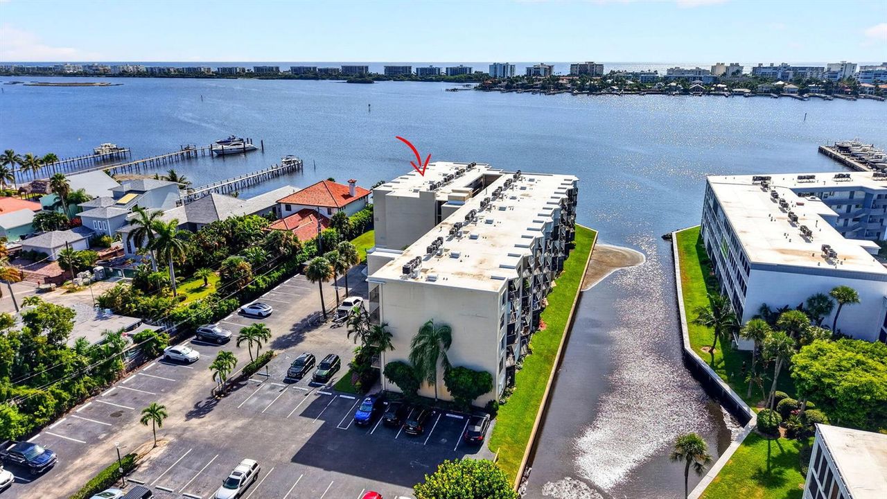 Aerial east views