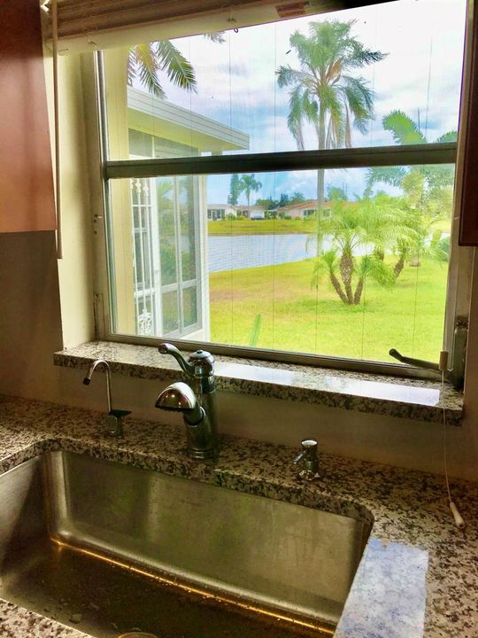 view from kitchen