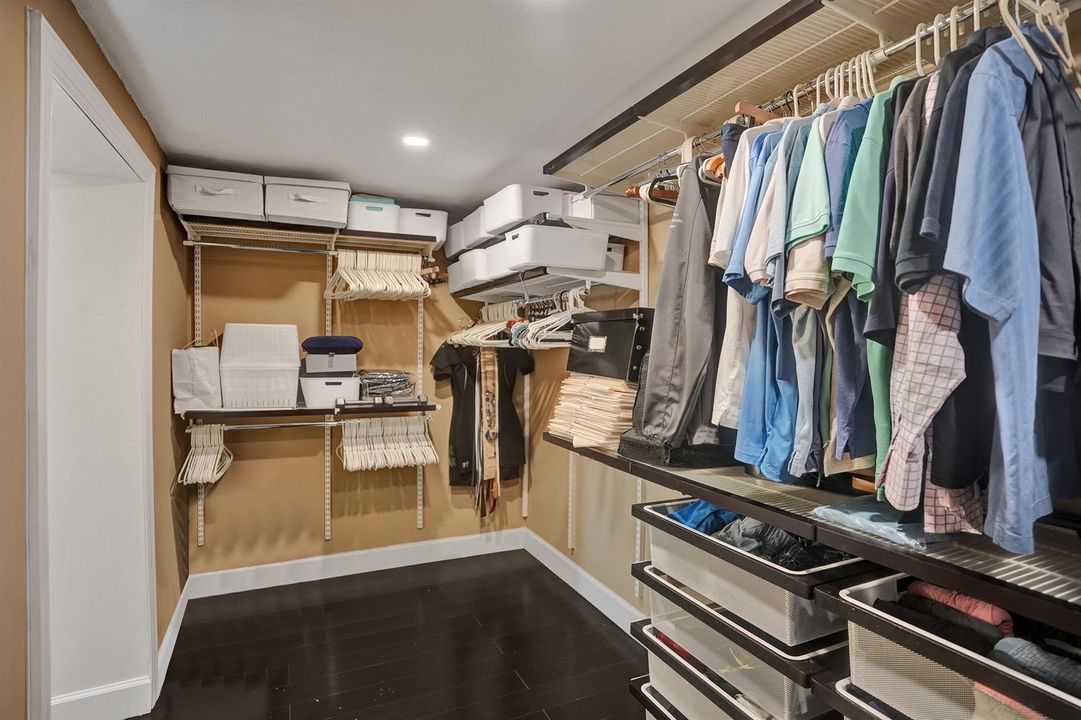 Primary Walk In Closet