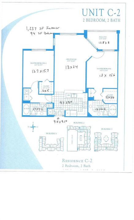 C-2 Floor plan