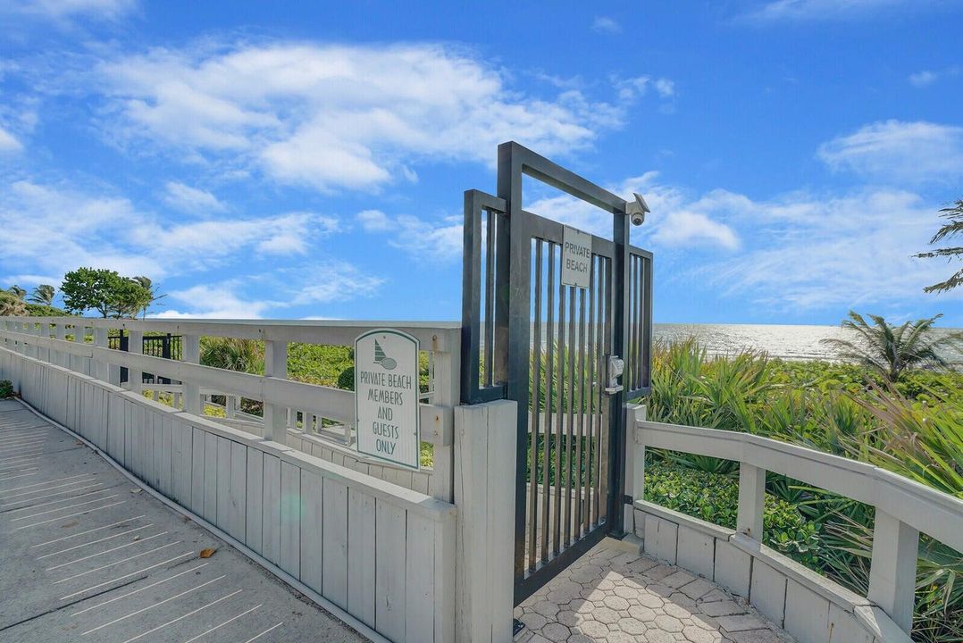 Private Beach Entrance