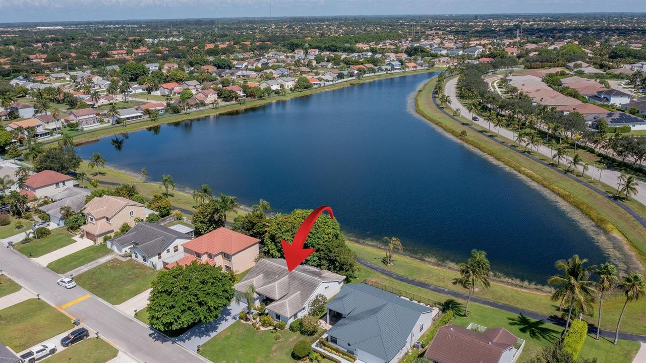 Aerial Lake View