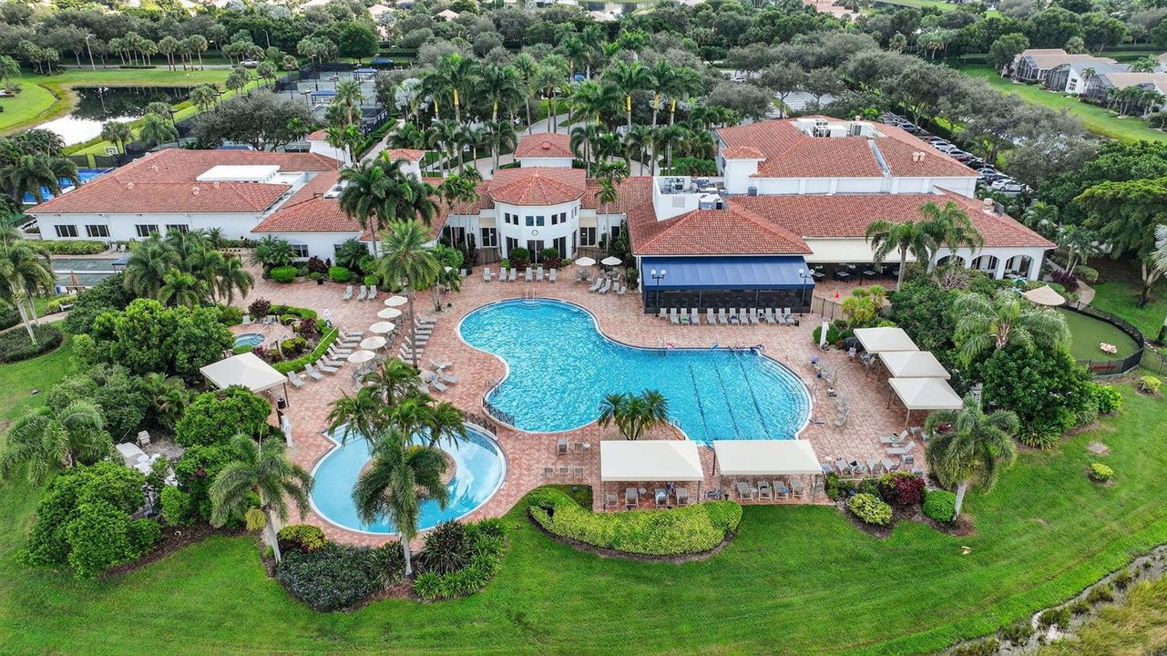 AERIAL VIEW OF CLUBHOUSE