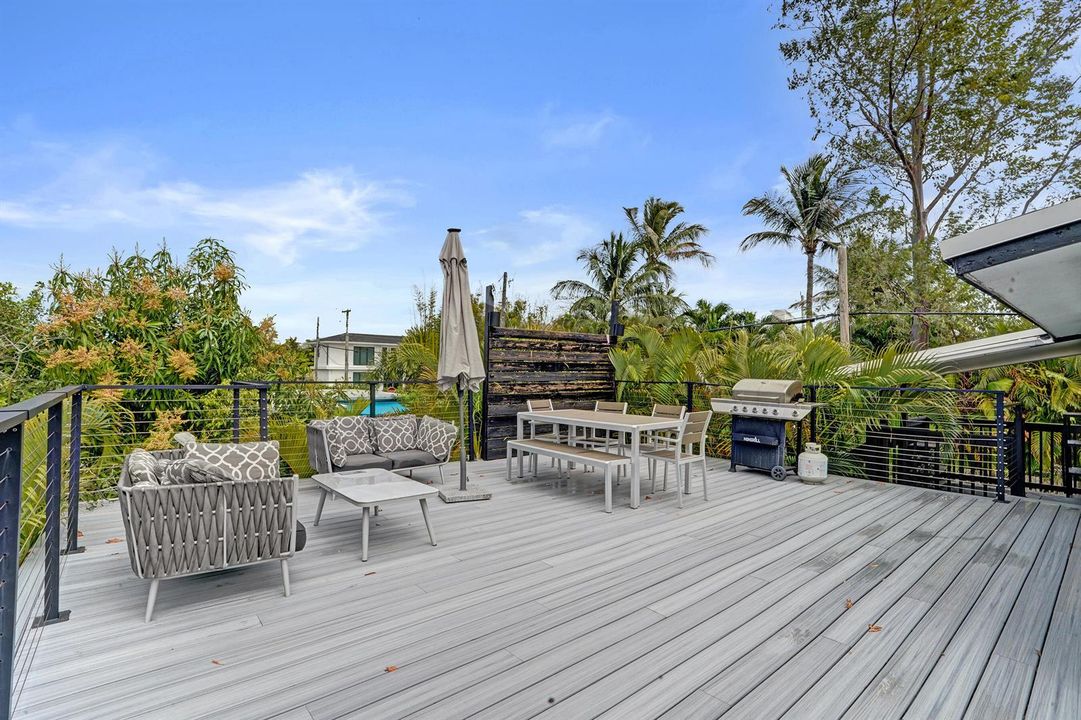 Upstairs Deck