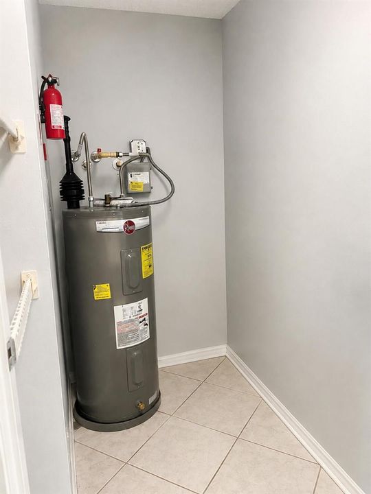 laundry room water heater