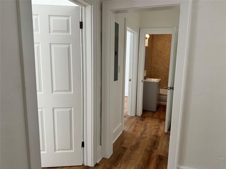 Hallway, Bathroom 1