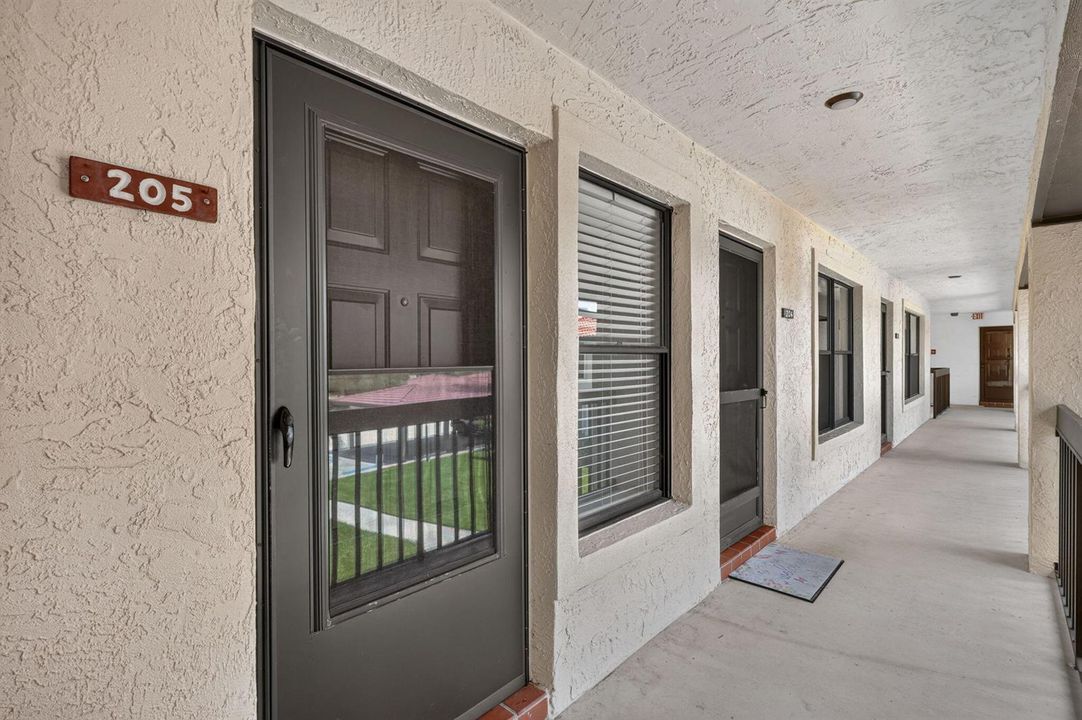 Front Covered Patio Entry