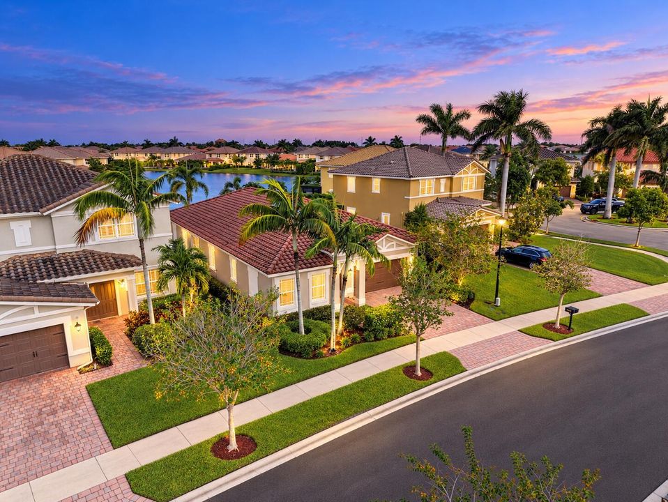 Twilight Lakeside Mediterranean Neighbor